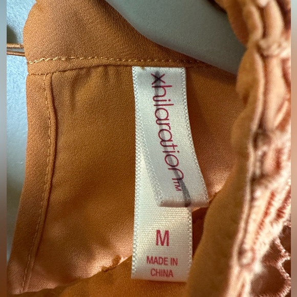 Women’s Xhilaration Top; Burnt Orange; Size M - Picture 3 of 6